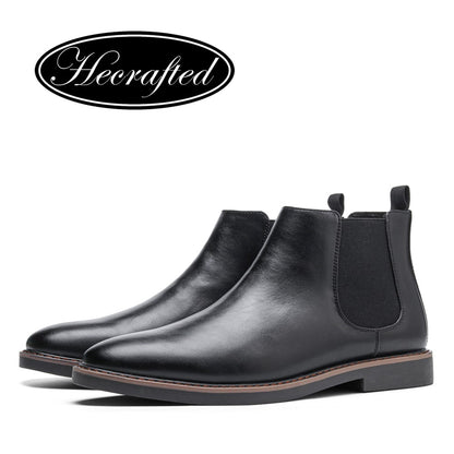 40~46 Botas Masculinas Chelsea Boots Marca Retrô Confortável Moda Masculina