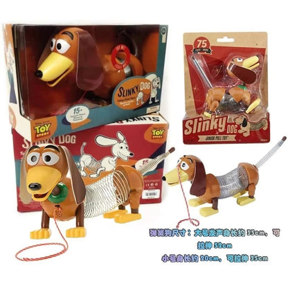 Toy Story Slinky Dog Voice Sound Action Figure 20cm/28cm Dachshund Model Anime Toy Gift for Children Creative Birthday Present