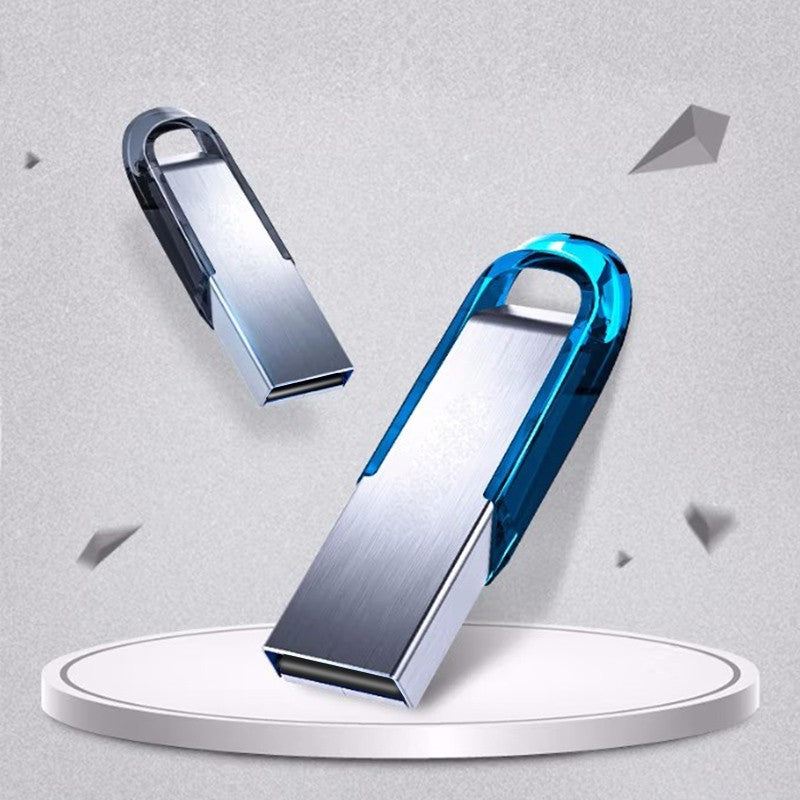 Pen Drive USB de Metal 32GB 64GB 128GB Alta Velocidade 8G 16G Disco U Pendrive Dispositivo USB USB2.0 Pen Drive Memory Stick