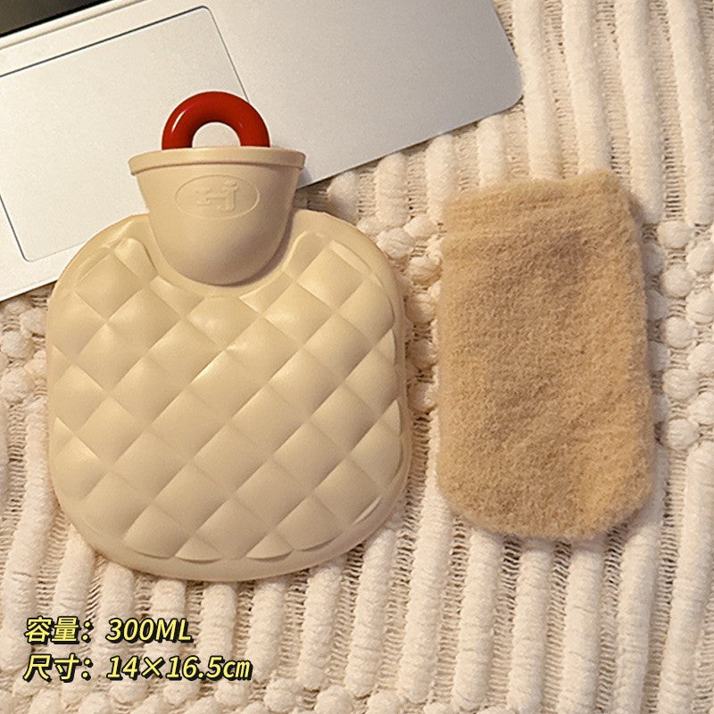 300/650ML Plush  Hot Water Bag  Winter Removable  Hot Water Bottle  Winter Hand Foot Warmer