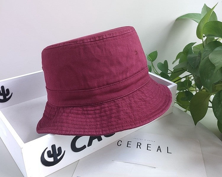 Korean Big Head Washed Denim Bucket Hats Men Cotton Sun Hat Plus Size 64cm Oversize Bob Panama Unisex Big Size Fisherman Cap