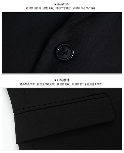 S-7XL New Business Dinner Gentleman Slim Gentleman Group Dress Fashion Men British Style Dress Best Man Solid Color Blazer