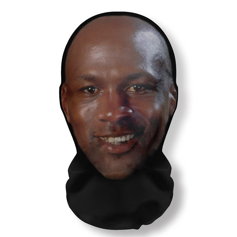 MJ Michael Jackson Cosplay Props 3D Printed Celebrity Face Masks Elastic Mesh Halloween Role Play Headdress Balaclava Headcovers
