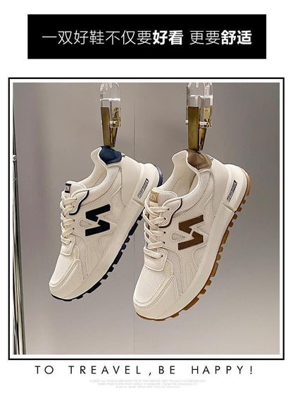 Sports Shoes for Women 2025 Spring New Super Hot Versatile Anti slip Casual Women's Shoes Soft Sole Running Little White Shoes