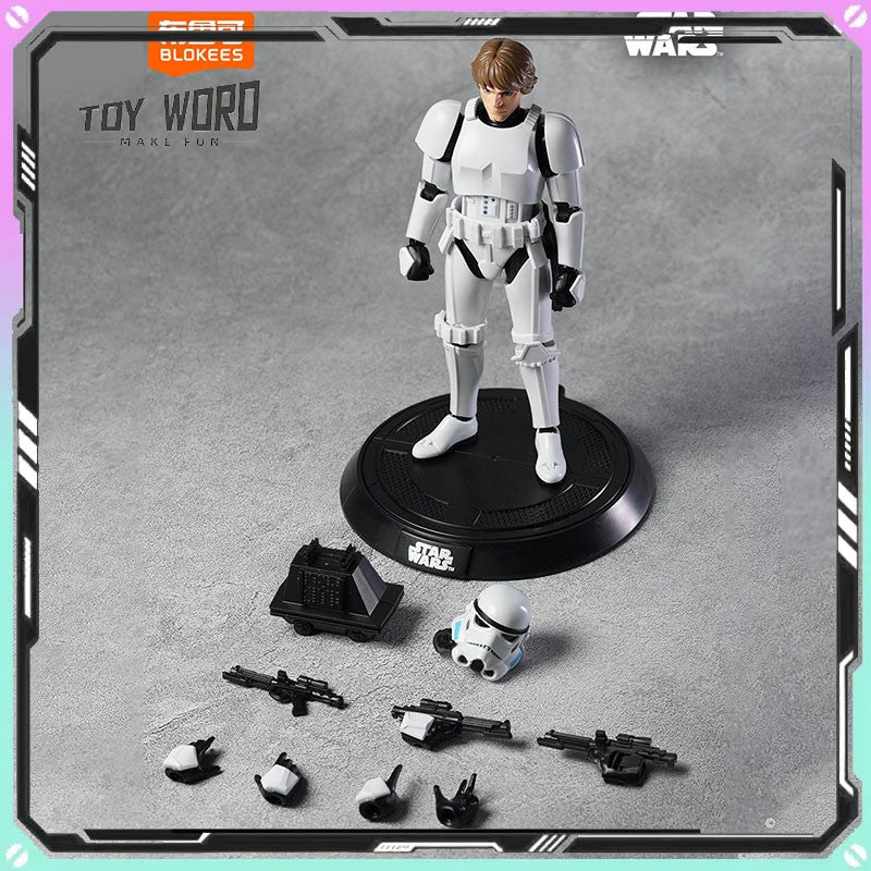 Novas Figuras de Anime Blokees Star Wars Beyond Edition Bonecos Colecionáveis Luke Skywalker com Articulação Presente de Aniversário Personalizado