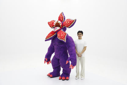 SAYGO Man Eating Flower Inflatable Costume Mascot Parade Adult Character Cosplay Birthday Halloween Party Event Plush Set
