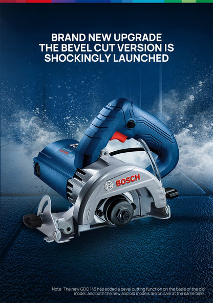 Máquina de corte para mármore BOSCH GDC 145, ranhuradora, 1450 watts, para corte multifuncional de pedra, azulejo e concreto