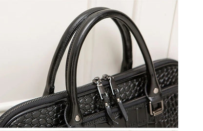 Motaora 2025 Women's Bag Leather Briefcase For 14-inch Laptops Women Professional Business Shoulder Bag Fashion Solid Handbags