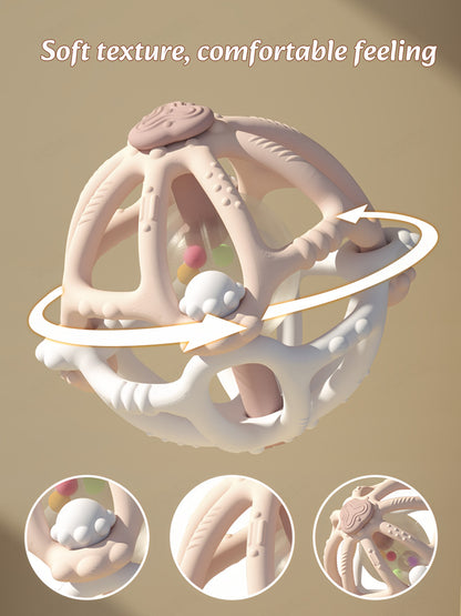 Removable Rattle & Sensory Teether Bed Bell Silicone Montessori Ball Newborn Baby Toys Children's Kids Gift Development Games