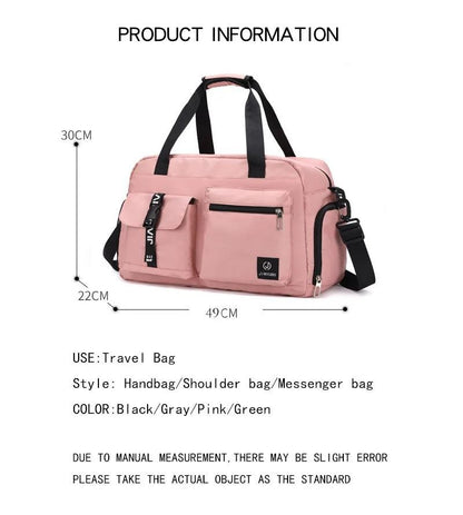 Travel Bags Good Quality Men Handbag Casual New Sport Bag For Women Luggage Shoulder Large Crossbody Duffle 2025 New Practical