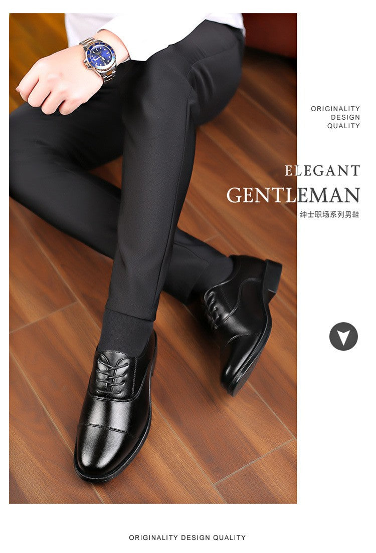 Mens Formal Leather Shoes Slip on Dress Wedding Casual Flats Luxury Walking Oxfords Office Work Zapatos Para Hombre Plus Size