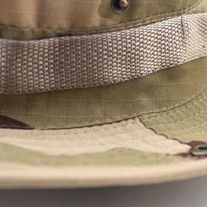 Fashion Men And Women Outdoor Camping Sport Travel Camouflage Fisherman Sunscreen Hat Foldable Wide Brim Soft Hat