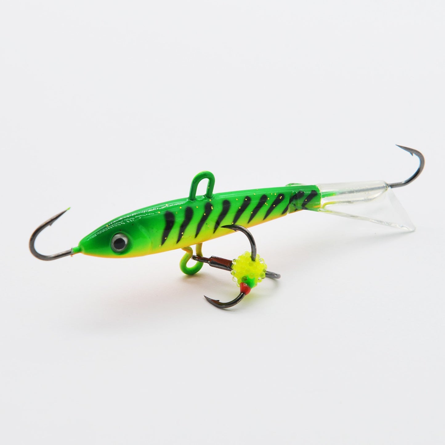 Iscas de Pesca no Gelo com Asas Glide Tail Jigging Vertical para Robalo, Perca, Walleye, Lúcio e Peixe-Sol