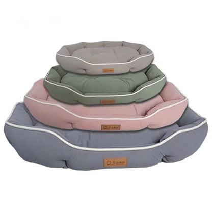 Sofá de Estimação Cama para Dormir Cama de Cachorro Grande Casa para Gatos Grande Espaço Sofá de Cachorro Tapete para Dormir Almofada Quente de Inverno para Cachorro