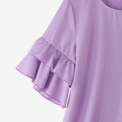 2025 Elegant Office Lady Blouses ZANZEA Summer O Neck Short Sleeve Blouse Women Stylish Solid Holiday Shirt Female OL Work Tops