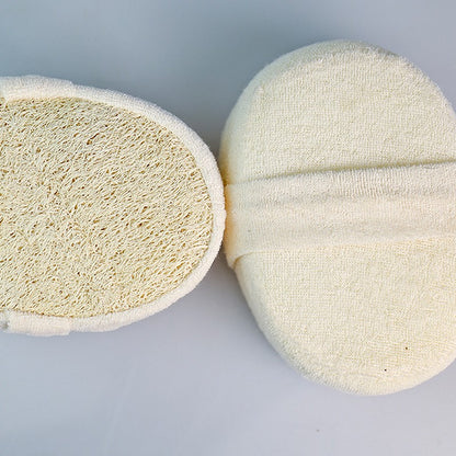 Esponja de Bucha Natural Toalha de Banho Unissex Esfrega Bucha Espessa Esfoliante Corporal para Banho Esfregaço Corporal Durável Saudável Escova de Massagem