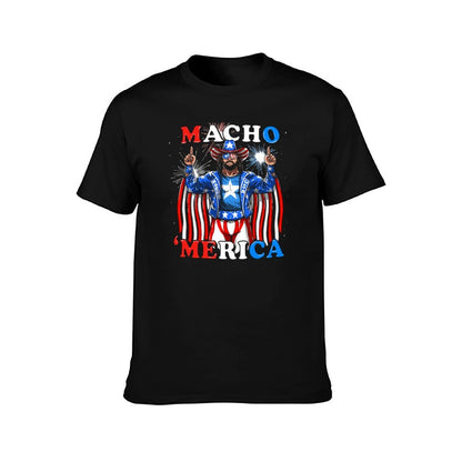 Macho merica T-Shirt black cotton t-shirt plain for man package t shirt personalised T-Shirt