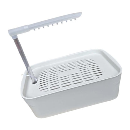 Banhadeira Elétrica para Pássaros 4X7B com Alimentação USB, Bacia de Banho para Papagaios, Para Cuidados de Aves em Casa com Controle Fácil do Fluxo de Água
