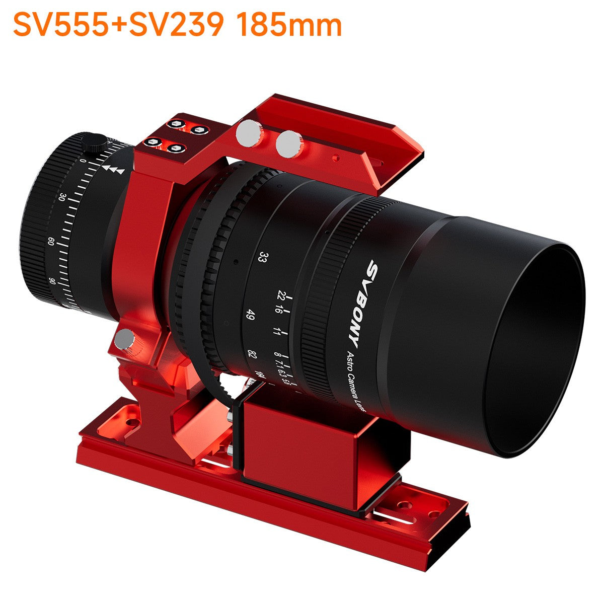 SVBONY Nova Atualização Telescópio para Astrofotografia APO SV555 e Placa de Cauda de Andorinha SV239 Vermelha para Astrofotografia