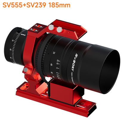 SVBONY Nova Atualização Telescópio para Astrofotografia APO SV555 e Placa de Cauda de Andorinha SV239 Vermelha para Astrofotografia