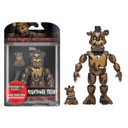 Figuras FNAF de 14cm Nightmare Freddy Bonnie Foxy Chica Boneco Articulado Blacklight Freddy Frostbe Coleção de Brinquedos