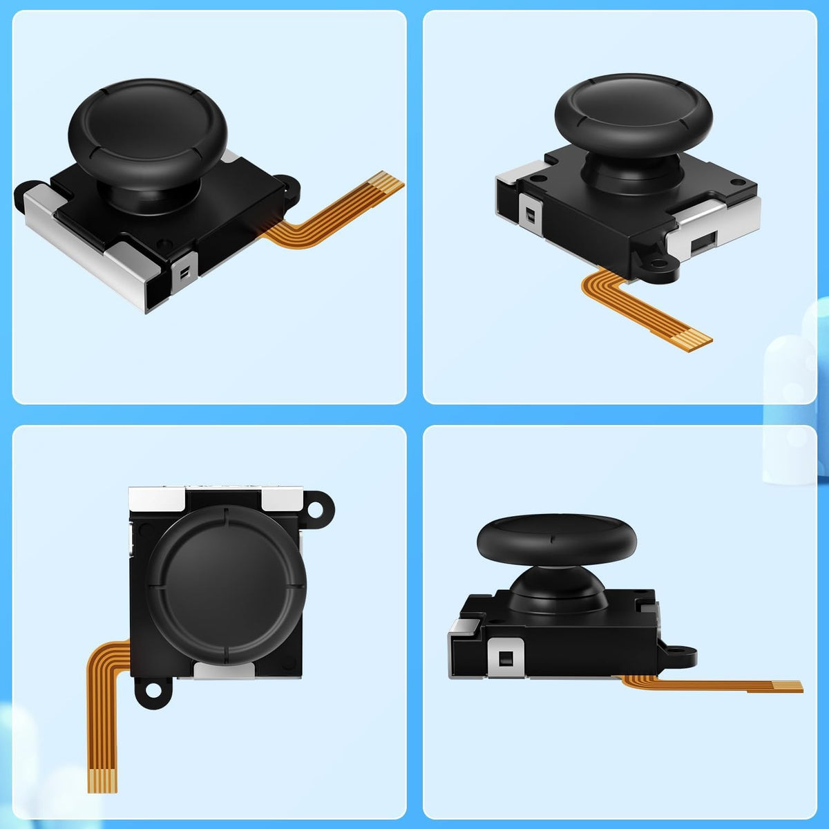 TMR Hall Joystick for Nintendo Switch/OLED/Lite Joy-Con, Zero Drift Hall Effect Joystick Replacement for Switch Controller