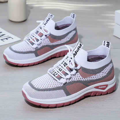 Women Sneakers 2025 New Spring Autumn Brand Luxury Vulcanize Shoes Casual Footwear Zapatillas Mujer Light Flat Breathable Shoes