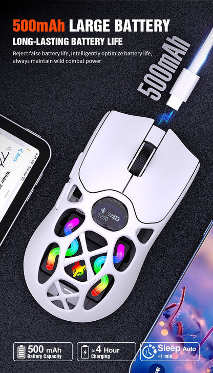 XUNFOX H16 Bluetooth wireless three-mode game mouse laptop e-sports lightweight mouse