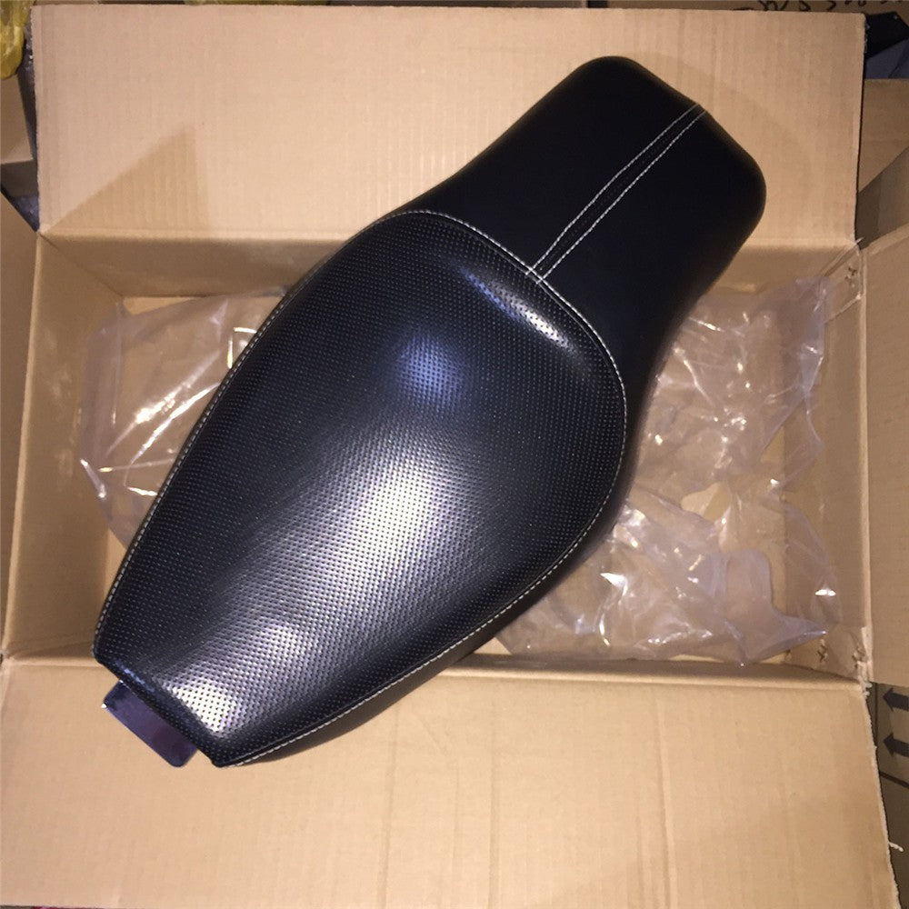Assento de Couro Sintético (PU) de Motocicleta para Piloto e Garupa Dianteiro Traseiro para Harley Sportster XL Iron 883 1200 48 Forty-Eight 2004-2015 16