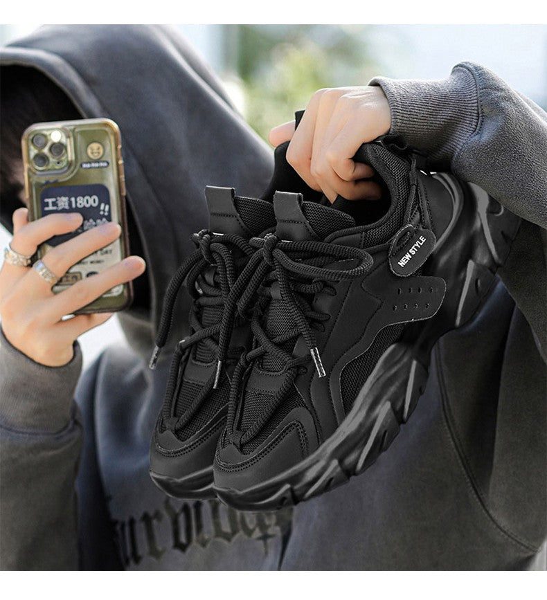 Tênis Masculino Respirável Sola Grossa Casual Esportivo Corrida Ao Ar Livre Quatro Estações Novo Tênis Masculino Sola Macia Confortável