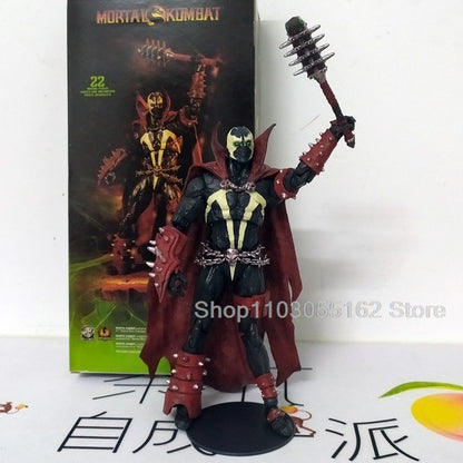 Boneco Spawn Mortal Kombat Action Figure MF Brinquedos Coleção Figurals Modelo Presente de Aniversário