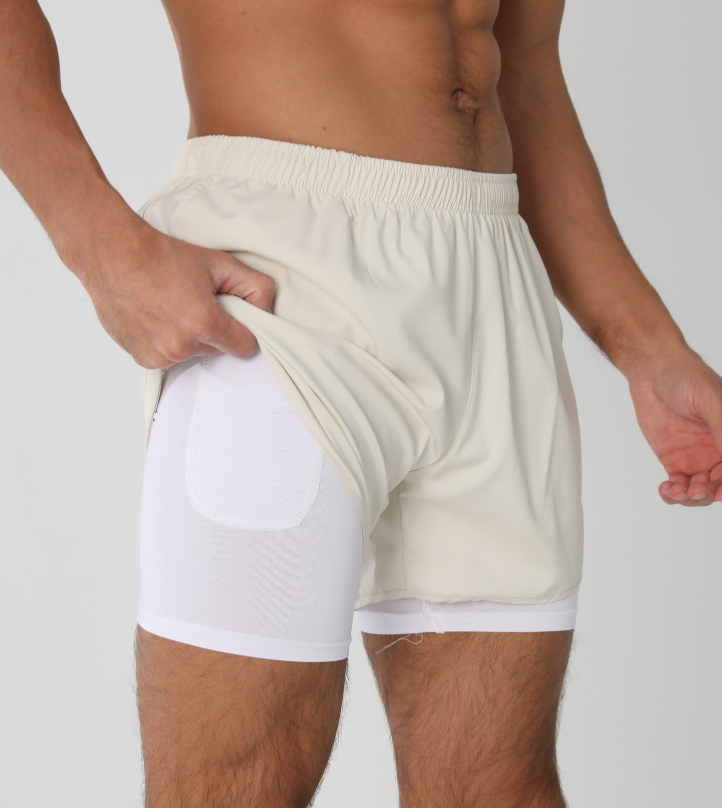 Gym Shorts Men Running Shorts with Liner Pockets Towel Loop Quick Dry Lightweight Workout Men's Breathable Athletic Sport Shorts