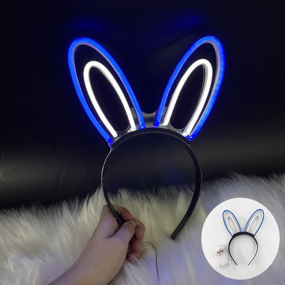 Costume Cosplay Headbands Angel Halo Neon Light Luminous Headband Glow For Night
