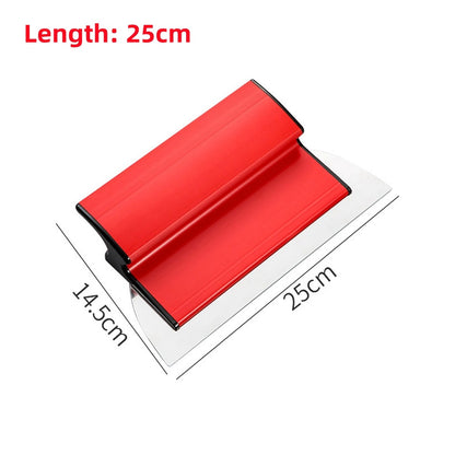 1 Espátula de Alisar Aço Inoxidável Cabo ABS Grande Área Casa Parede Chão Pintura Reboco Ferramentas Manuais de Construção 25cm/45cm