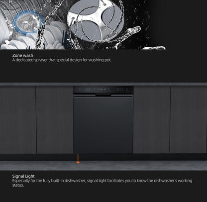 Smart Dishwasher Machine Energy Water Saving Dish Washer A+++ Dishwasher Compact Home Kitchen