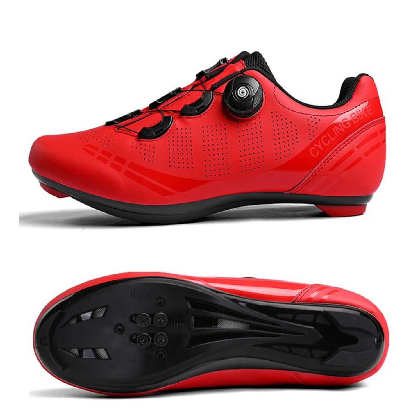 Mountain Riding Shoes Moped Road Lock Shoes Sports Racing Bikes High Endurance Locking Shoes Road Speed Riding Sneakers