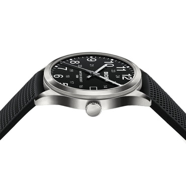 BIDEN Men's Watch Simulated Quartz Sports Men's and Women's Watch 30 Waterproof Second Hand Luminous Easy to Read Dial