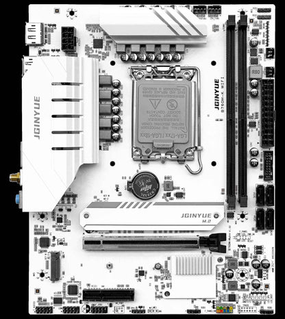 JGINYUE B760M-K WIFI motherboard M-ATX LGA1700 DDR4 supports 12/13/14th cpus For 12400F/12600KF/14600KF GAMING Video officelogy