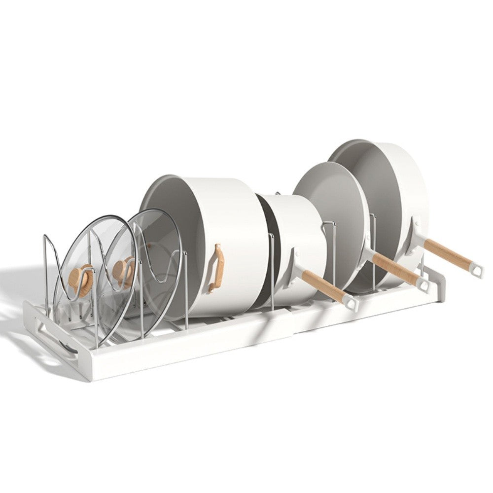 Rack de armazenamento de artefato de utensílios de cozinha, rack de armazenamento dobrável de utensílios de cozinha, rack de armazenamento de tampas de panela de cozinha