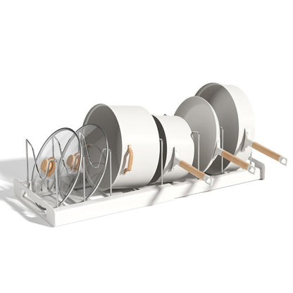 Rack de armazenamento de artefato de utensílios de cozinha, rack de armazenamento dobrável de utensílios de cozinha, rack de armazenamento de tampas de panela de cozinha