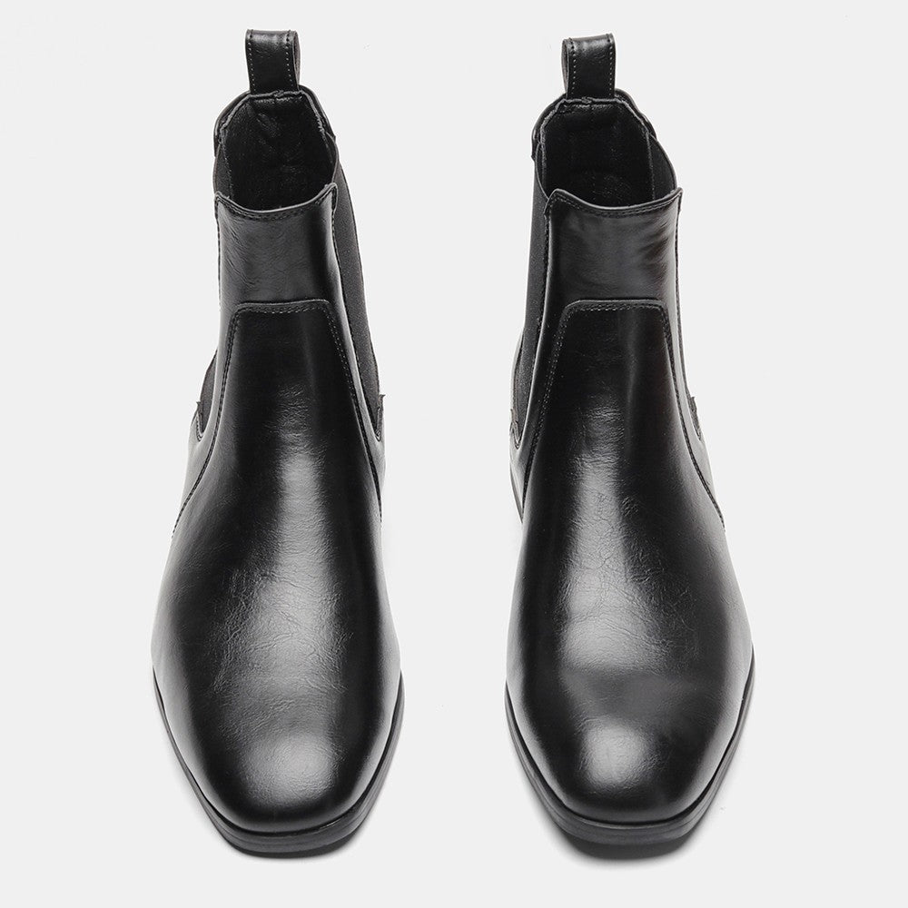 40~46 Botas Chelsea Masculinas 2024 Marca Confortável Moda Couro Botas Masculinas #KD431
