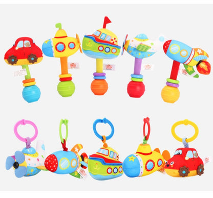 0-1 Years Old Baby Toys Newborn Baby Soothing Educational Toys Hand Rattles Bed Bells Toddler Toys Baby Toys for Stroller