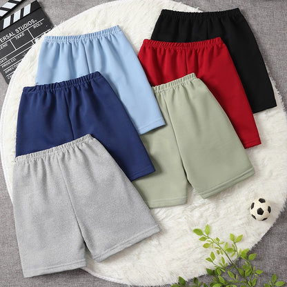 1/3 Pcs Children's Basic Joker Shorts Boy Leisure Sports Tether Pants Girl Fashion Comfortable Multicolor Combination Hot Pants