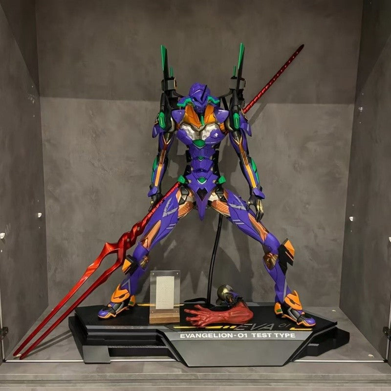 Venda quente de alta qualidade 33cm Evangelion 01 Anime Figura Eva Mutações Estatueta Coleção Estátua Enfeites de Mesa Presentes de Aniversário