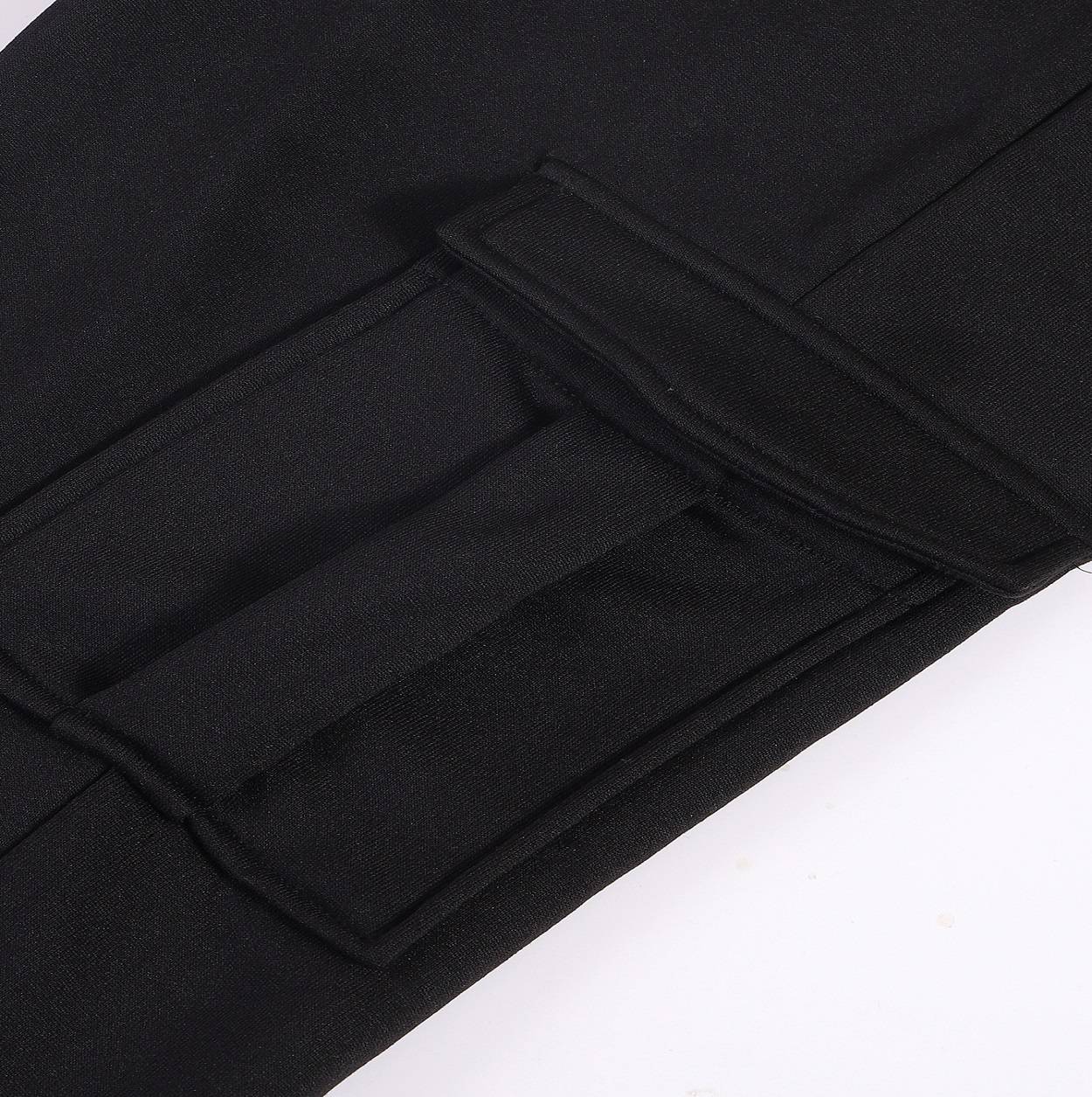 Mens Sweatpants Straight Fit Joggers for Sports and Streetwear Loose Oversized Drawstring Long Pants Men Multi-pocket Pants