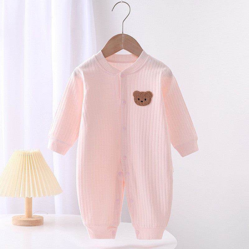 2025 New Infant Baby Girls Boys Knitted Jumpsuit Toddler Baby Girl Boys Long Sleeved Knitting Romper Children Clothes