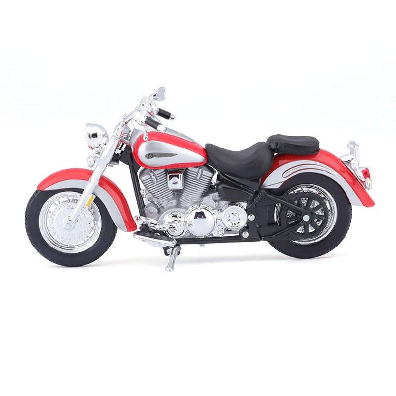 Maisto 1:18 Yamaha Road Star Liga Motocicleta Modelo Diecasts Metal Brinquedo Moto de Corrida de Rua Simulação Presentes Infantis