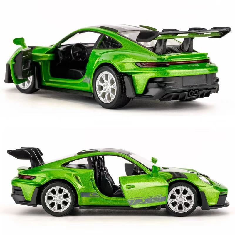 1/36 Porsche 911 GT3 918 Spyder Taycan Carro de Brinquedo de Corrida Modelo RMZ CiTY Metal Fundido Miniatura Coleção Presente Para Meninos Crianças