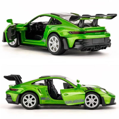 1/36 Porsche 911 GT3 918 Spyder Taycan Carro de Brinquedo de Corrida Modelo RMZ CiTY Metal Fundido Miniatura Coleção Presente Para Meninos Crianças