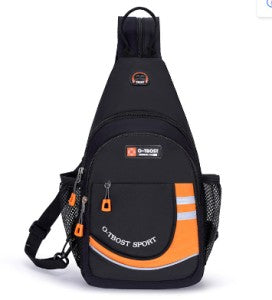 Tourist leisure chest bag, multifunctional large capacity shoulder bag, outdoor trendy crossbody bag
